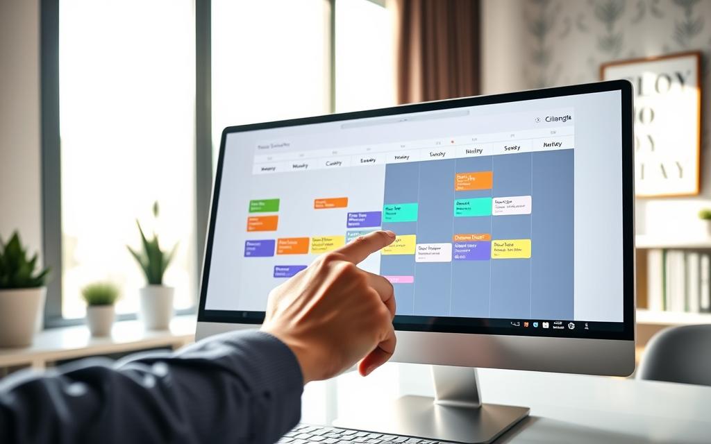 gerenciamento de calendários
