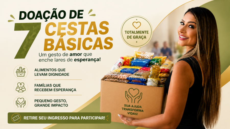 Como Participar da Doação de 7 Cestas Básicas