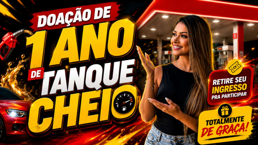 Como Participar da Doação de 1 Ano de Tanque Cheio