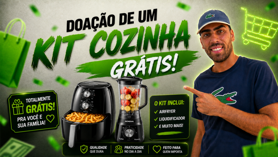Doação do KIT Cozinha
