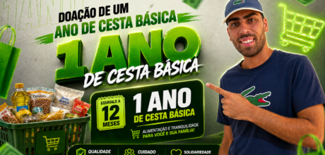 Doação de 1 ano de cesta básica