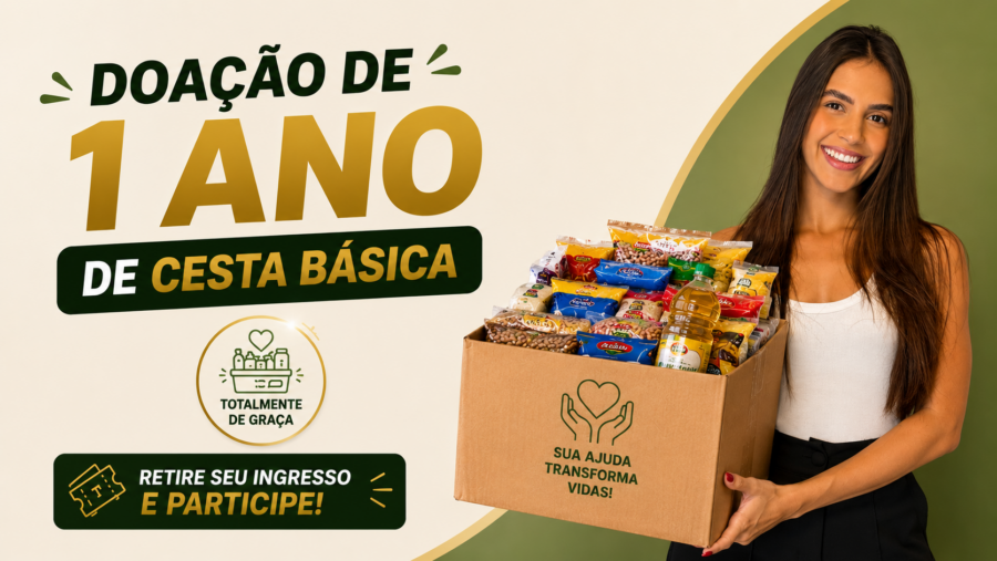 Doação de 1 ano de cesta básica
