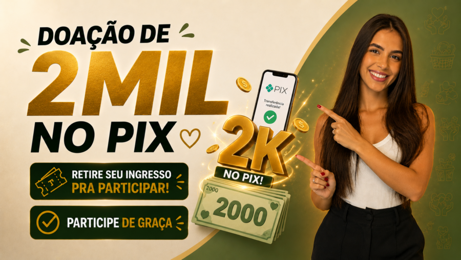Doação de 2 Mil No Pix