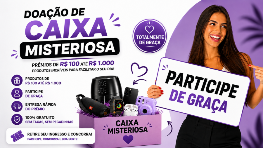 Como Participar da Doação da Caixa Misteriosa