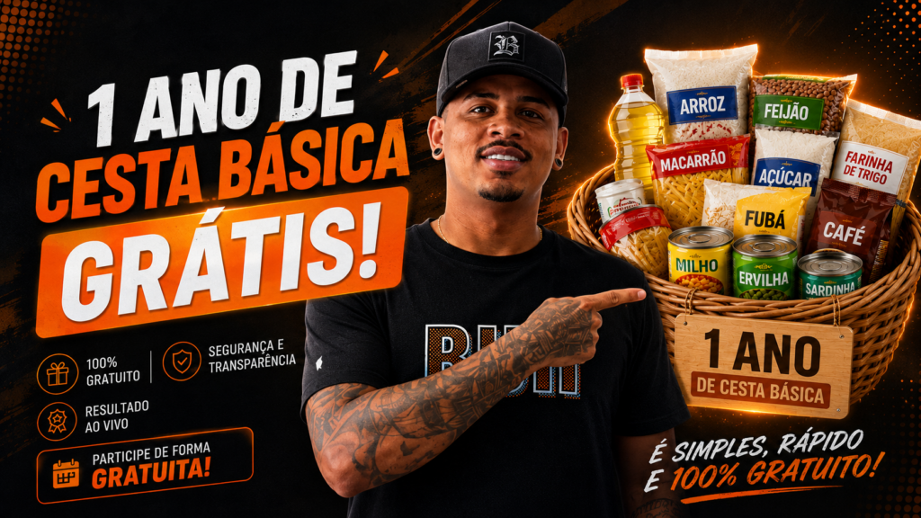 1 Ano de Cesta Básica