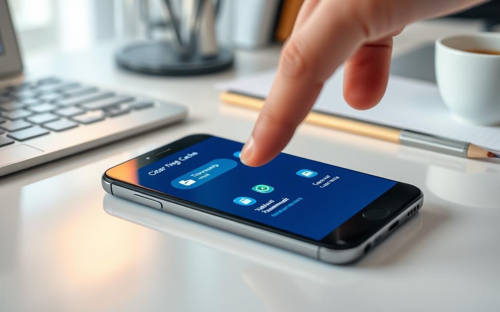 gerenciamento de armazenamento no smartphone