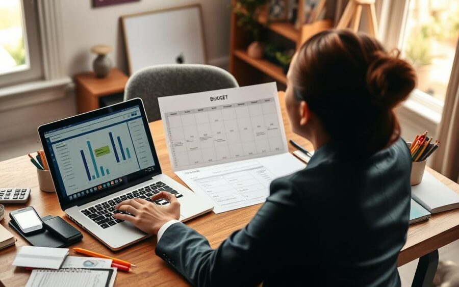 como montar um orçamento pessoal eficiente para controlar gastos mensais