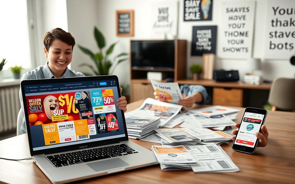 estratégias para economizar mais usando ofertas e promoções online