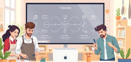 Tutoriais passo a passo para aprender habilidades rapidamente
