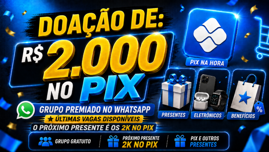 Doação de 2 Mil No Pix